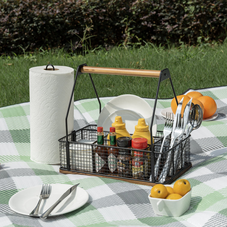 17 Stories Picnics Camping Outdoor Server Utensil Caddy Wayfair Canada